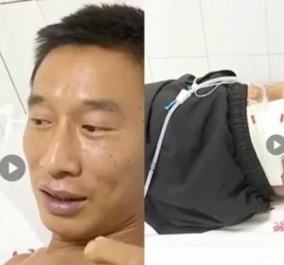 اصابة رجل بالبرق