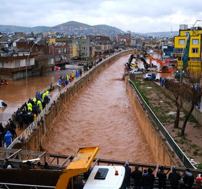 الفيضانات في تركيا