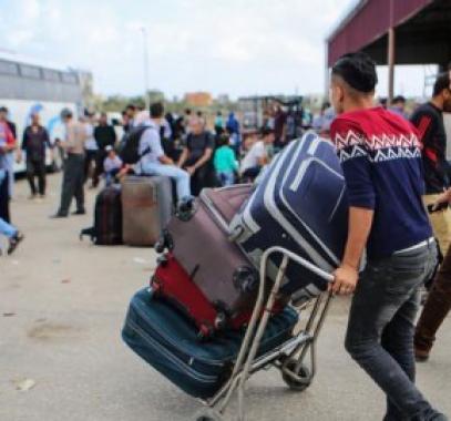 هجرة جماعية في غزة