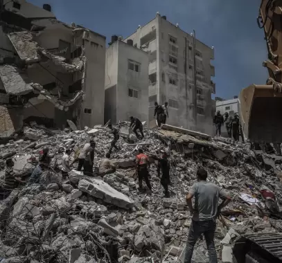 قطاع غزة بات منطقة منكوبة