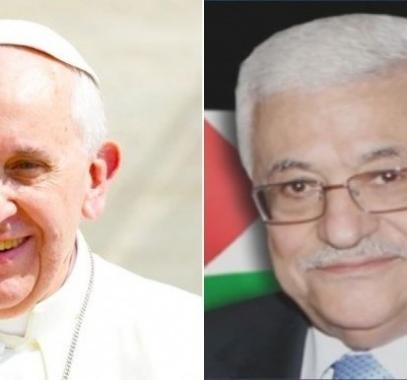 الرئيس عباس والبابا