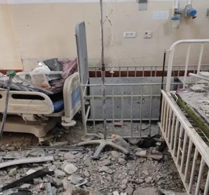 تدمير مستشفى