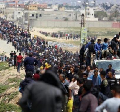 عودة النازحين إلى شمال غزة