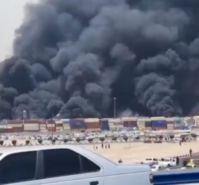 انفجار ضخم في ميناء بندر عباس جنوب إيران