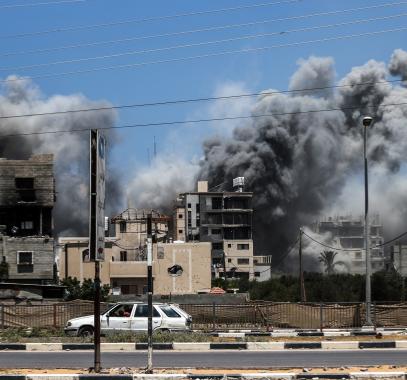 قصف إسرائيلي على قطاع غزة