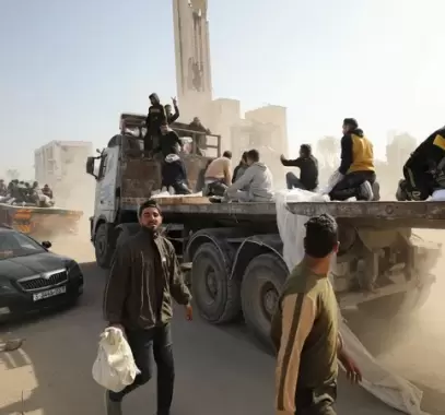 سرقة المساعدات في غزة