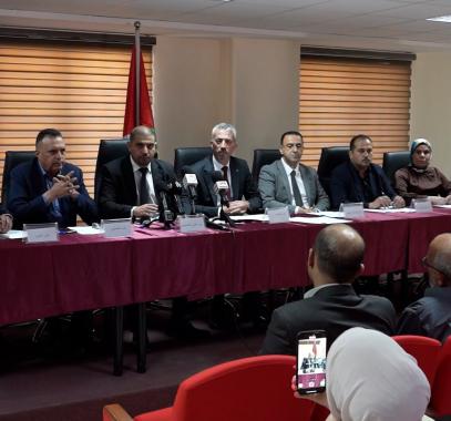 بالفيديو: النقابات والاتحادات المهنية في الضفة تطلق نداءً لإنقاذ غزة من المجاعة