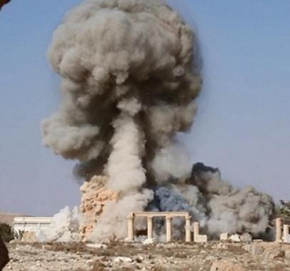 قصف في تدمر