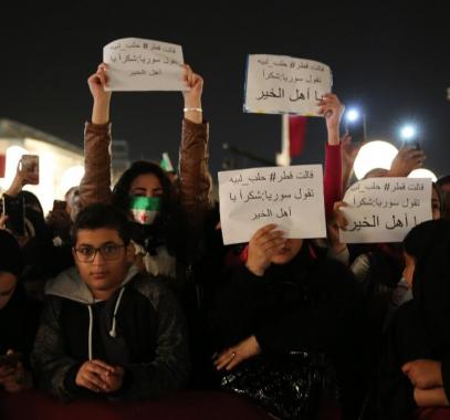 قطريون يتبرعون لحلب بـ 67 مليون$ خلال 7 ساعات