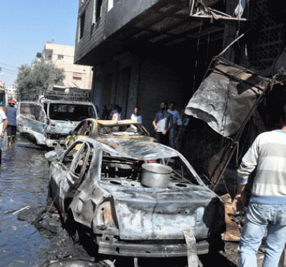 عشرات القتلى والجرحى إثر تفجير سيارة في مخيم البركان على حدود سوريا ولبنان