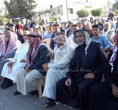 بالصور: بحضور لجان الإصلاح.. إتمام الصلح بين القسام وعائلة عنبر بدفع الدية المحمدية