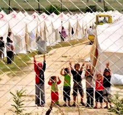 لاجئين سوريون 