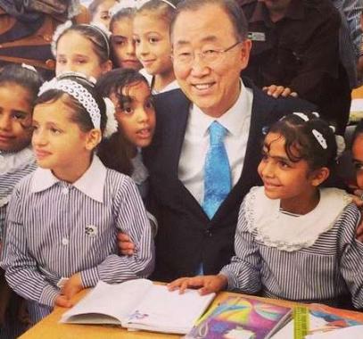 unrwa ban ki moon