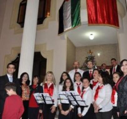 سفارة دولة فلسطين في اليونان تحتفل بعيد الميلاد المجيد