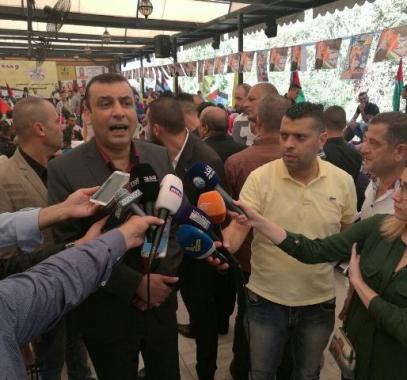 بالصور| اللينو: لن نسمح بإقصاء الفتحاويين الأصليين عن المؤتمر السابع لحركة 