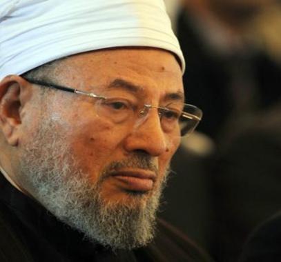 القرضاوي يؤكد على أن قضية القدس قضية إسلامية.jpg