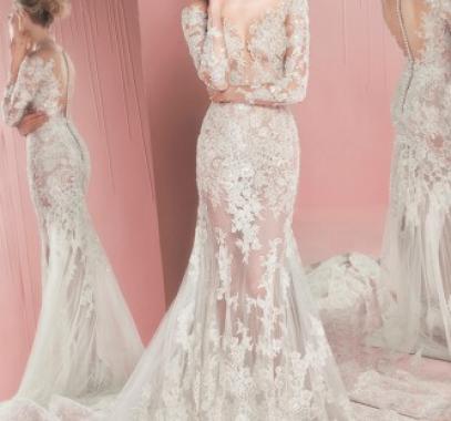 zuhair-murad-spring-summer-2016-bridal-long-sleeves-plunging-neckline-lace-trumpet-wedding-dress-patricia-front-view-333x500