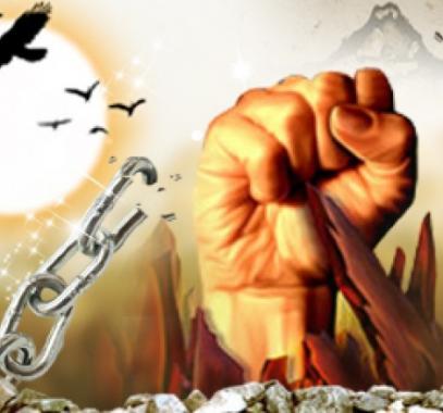 منظمة التحرير بمخيم جرمانا تحتفل بانتصار الأسرى.jpg