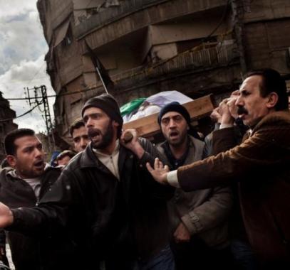 14 لاجئًا فلسطينيًا استشهدوا بسوريا خلال يونيو.jpg
