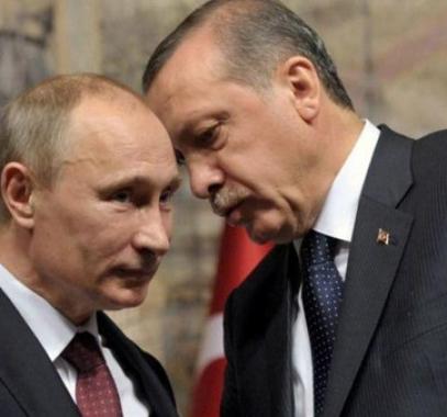 أردوغان وبوتين يتفقان على العمل لوقف النار في حلب