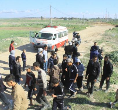 إصابة-بالرصاص-الحي-شرق-غزة