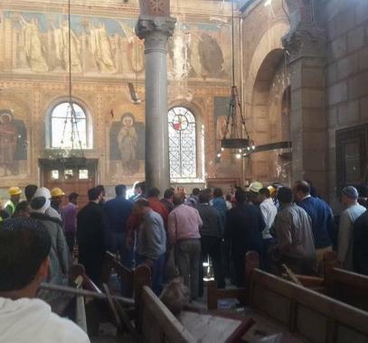بالصور مقتل 5 أشخاص إثر انفجار في العباسية بالقاهرة