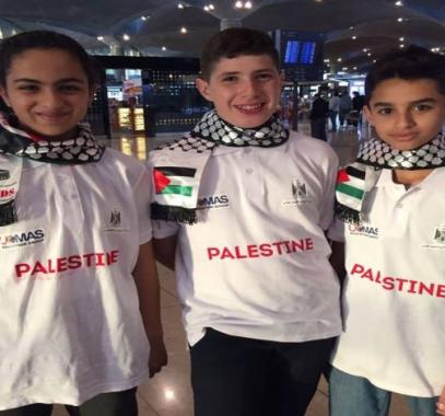 فلسطين تحصل على المركز الثاني بمسابقة الحساب الذهني