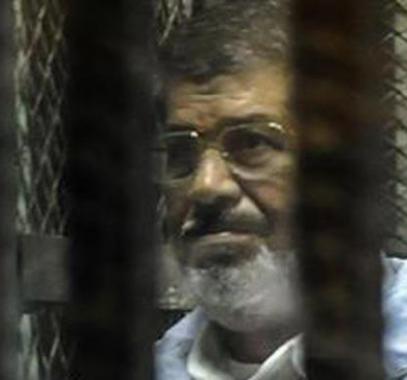 الرئيس المصري المعزول محمد مرسى .