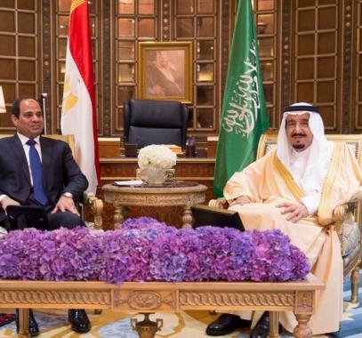 الملك سلمان والسيسي