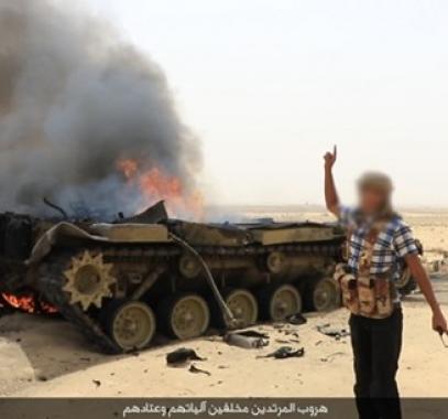 سيطرة تنظيم ولاية سيناء على دبابات الجيش المصري 