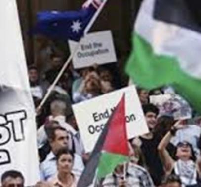 مظاهرة بأستراليا تدعو لقطع العلاقات مع 