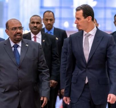 الأسد يستقبل الرئيس السوداني 