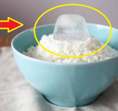 لهذا السبب.. ضع قطعة ثلج على الأرز قبل تسخينه والنتيجة مذهلة!