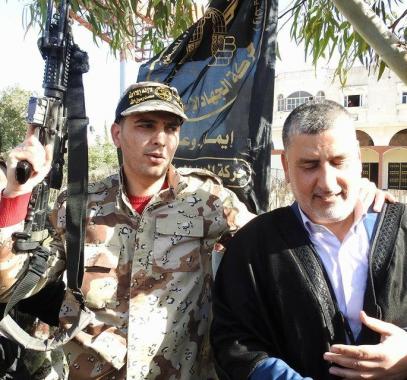 بالصور: نجل القيادي بحركة الجهاد أحمد المدلل حراً بعد اعتقال دام 14 عاماً