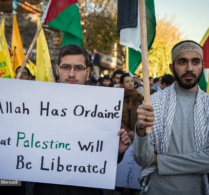 وقفة أمام سفارة فلسطين في ليبيا تنديدا بإعلان ترمب بشأن القدس