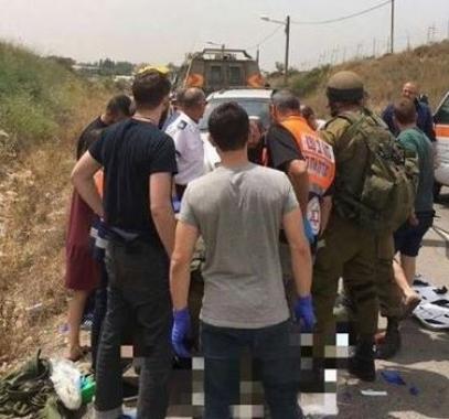 مصرع فتاة إسرائيلية إثر سقوطها من مركبة قرب  قلقيلية