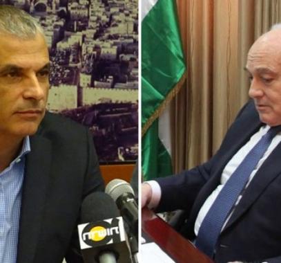 لقاء سري يجمع وزير مالية الاحتلال وشكري بشارة في القدس.jpg