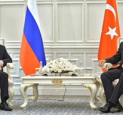رجب طيب أردوغان وفلاديمير بوتين 