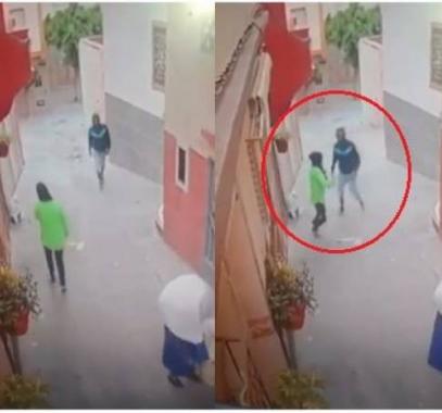 شاهدوا : ردة فعل فتاة مغربيّة حاول شاب سرقتها والتحرش بها في وضح النّهار!