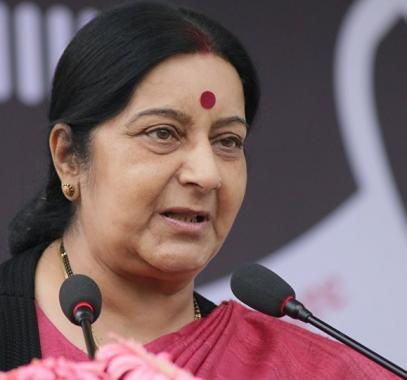 وزيرة خارجية الهند موقفنا تجاه مساندة القضية الفلسطينية لم يتغير.jpg