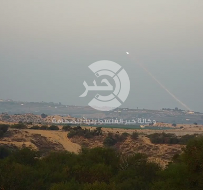 إطلاق صاروخ من غزة