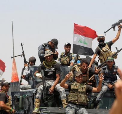 الجيش العراقي يقتحم قضاء الحمدانية شرق الموصل