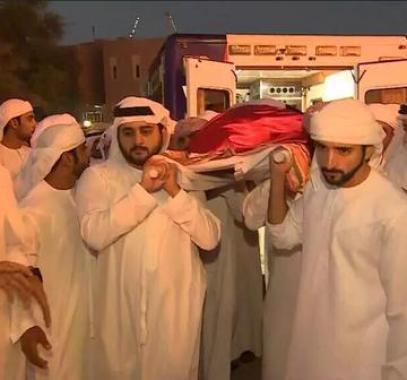 تشييع راشد بن محمد بن راشد آل مكتوم