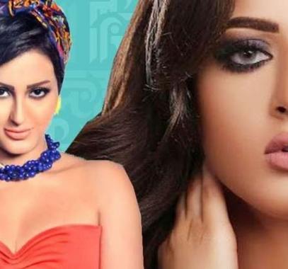 الممثلة المصرية منى فاروق المطربة شيما الحاج