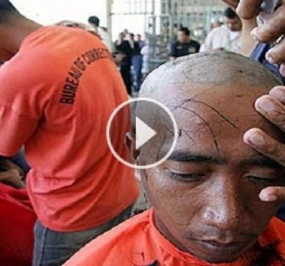 شاهدوا بالفيديو : هل تعلم لماذا يتم حلق شعر المساجين في السجن؟
