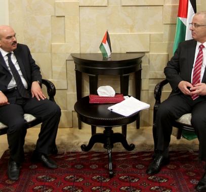 الحمد الله يبحث مع العمادي سبل حل أزمة كهرباء غزة