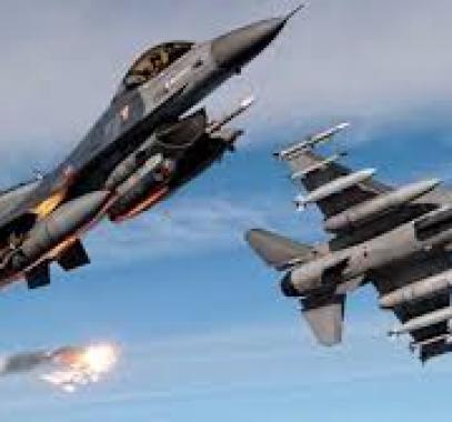 دعم جوي بمدينة الباب