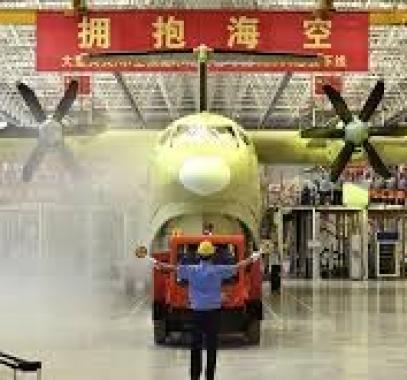 الصين تختبر أكبر طائرة برمائية في العالم