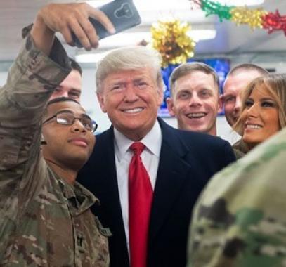 ترامب يزور العراق سراً ويكشف عن دور قواته هناك مستقبلاً