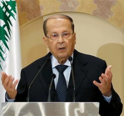 الرئيس اللبناني يؤكد وقوف شعبه إلى جانب القضية الفلسطينية